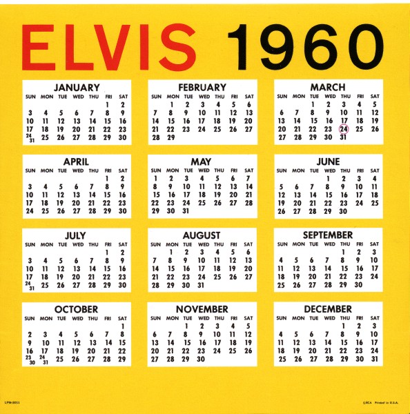 CD A Date With Elvis  RCA Victor LPM-2011