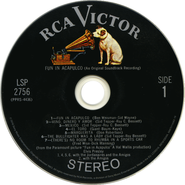 CD Fun In Acapulco RCA Victor LSP-2756