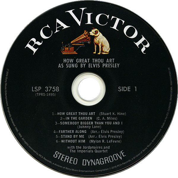 CD How Great Thou Art RCA Victor LSP-3758