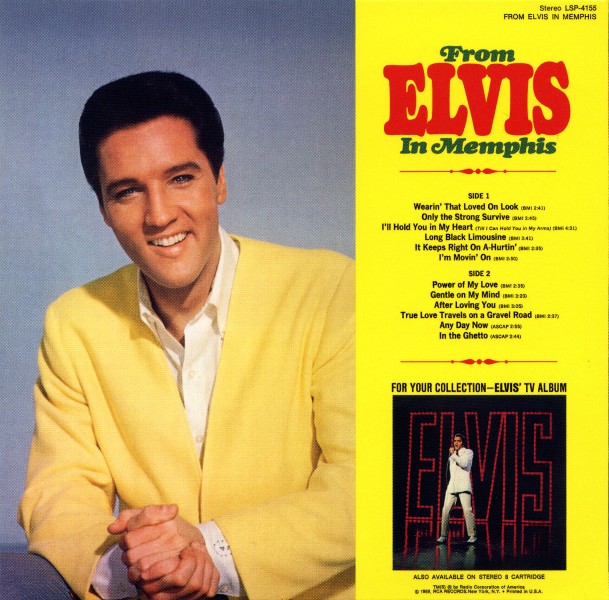 CD From Elvis In Memphis RCA Victor LSP-4155