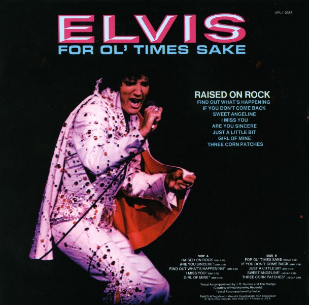 CD Raised On Rock RCA Victor APL1-0388
