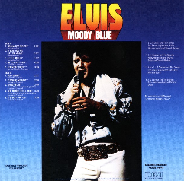 CD Moody Blue RCA Victor AFL1-2428