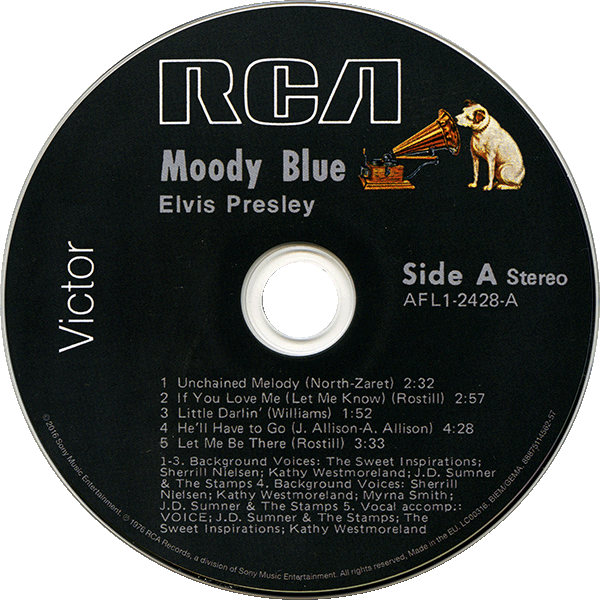 CD Moody Blue RCA Victor AFL1-2428