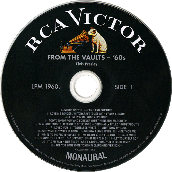 CD From The Vaults - '60s RCA Victor LPM-1960s