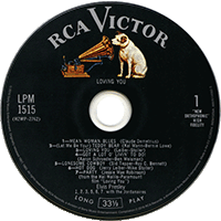 CD Loving You RCA Vctor LPM-1515