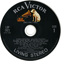 CD Girls! Girls! Girls! RCA Victor LPM/LSP-2621