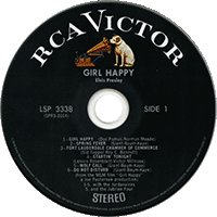 CD Girl Happy RCA Victor LSP-3338