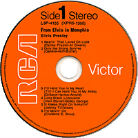 CD From Elvis In Memphis RCA Victor LSP-4155