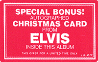CD Elvis Sings The Wonderful World Of Christmas RCA Victor LSP-4579