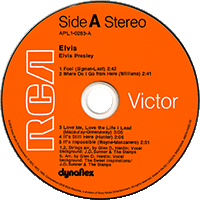 CD Elvis (The Fool Album) RCA Victor APL1-0283