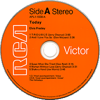 CD Elvis Today RCA Victor APL1-1039