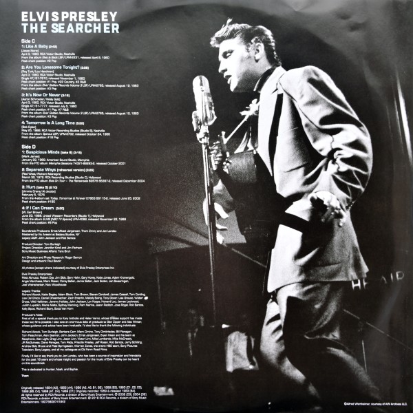 LP The Searcher Sony RCA Legacy 19075809741