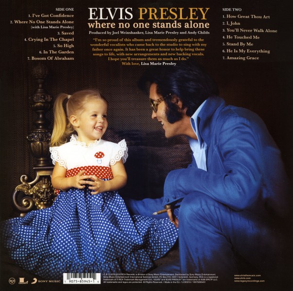 LP Where No One Stands Alone Sony RCA Legacy 19075859451