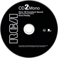 CD-Bluray '68 Comeback Special 50th anniversary edition Sony RCA Legacy 19075884022