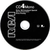 CD-Bluray '68 Comeback Special 50th anniversary edition Sony RCA Legacy 19075884022