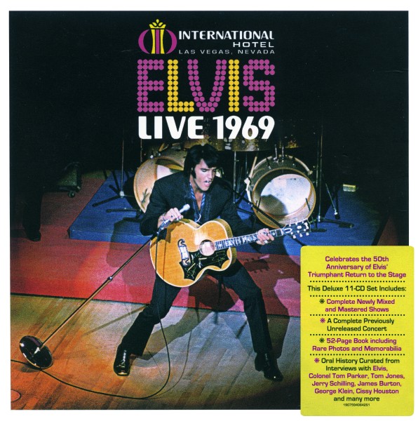 CD Elvis Live 1969 Sony RCA Legacy 19075940642