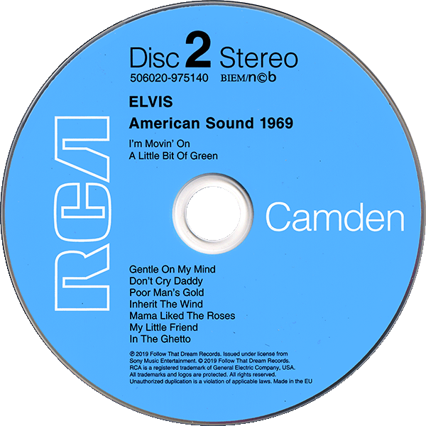 CD  American Sound 1969 FTD 506020-975140