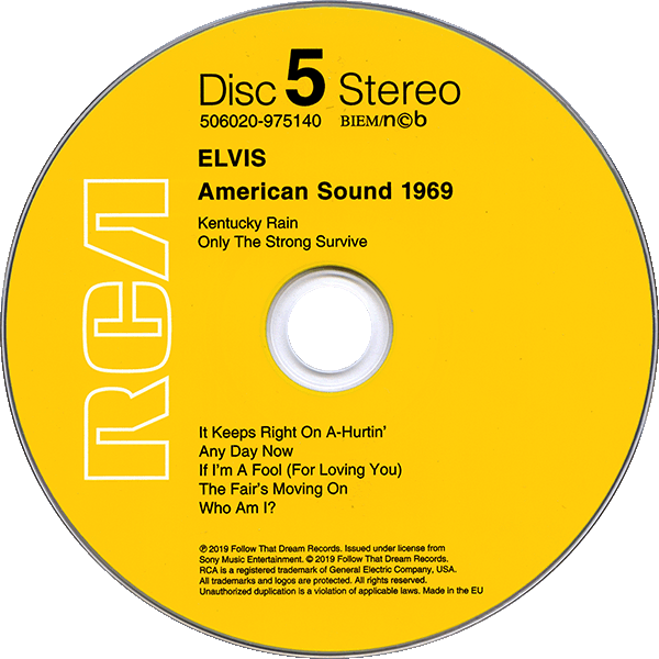 CD  American Sound 1969 FTD 506020-975140