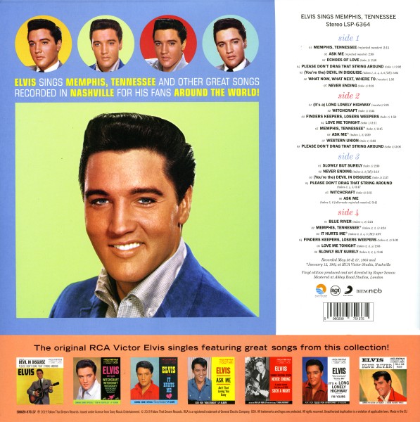LP Elvis Sings Memphis Tennessee FTD 506020-975137