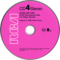 CD Elvis Live 1969 Sony RCA Legacy 19075940642