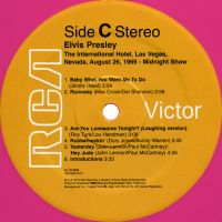 LP color International Hotel Elvis August 26, 1969 Sony RCA Legacy 19075960171