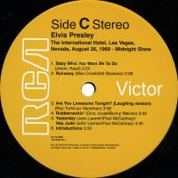 LP International Hotel Elvis August 26, 1969 Sony RCA Legacy 19075960161