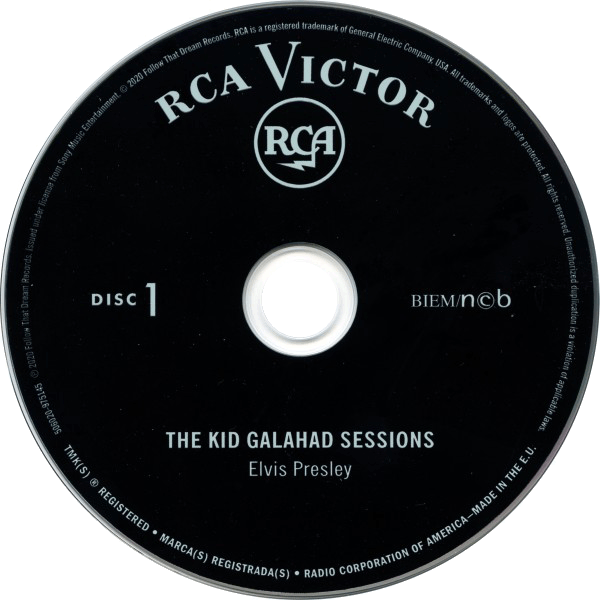 CD The Kid Galahad Sessions FTD 506020 975145