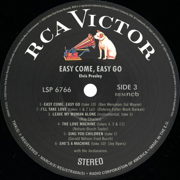 LP Easy Come, Easy Go FTD 506020-975151