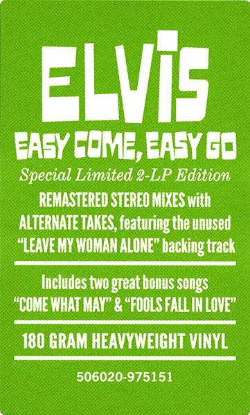 LP Easy Come, Easy Go FTD 506020-975151