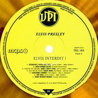 LP Elvis Interdit! Elvis Banned! VPI 783185