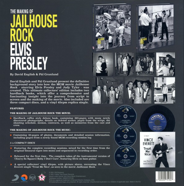 CD -Book The Making Of Jailhouse Rock FTD 506020 975162