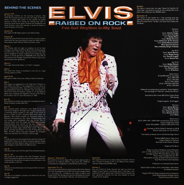 LP Raised On Rock I've Got Rhythm In My Soul FTD 506020 975158
