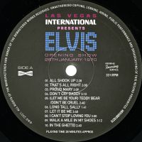 LP Las Vegas International Presents Elvis January Thru February 1970 MRS MRV400010270