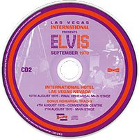 CD-Book  Las Vegas International Presents Elvis September 1970 MRS 10009070
