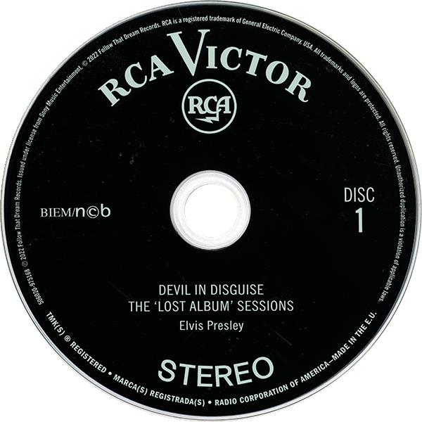 CD Devil In Disguise The Lost Album Sessions FTD 506020 975168