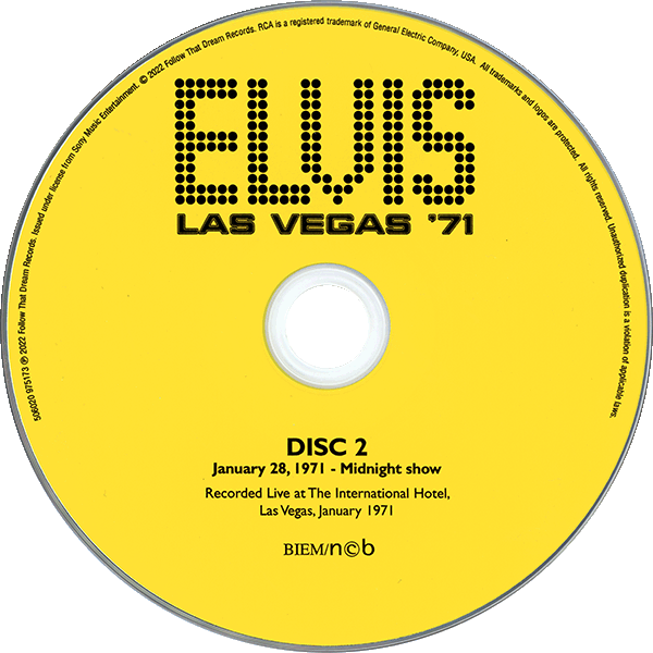 CD Las Vegas '71 FTD 506020-975173
