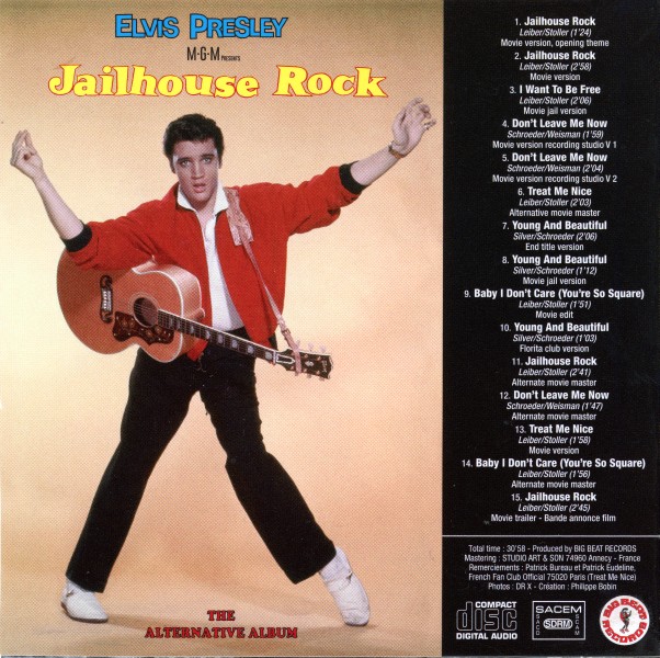 LP CD Jailhouse Rock  The Alternative Album Pack Collector  Big Beat Records BBR 2-00053-1