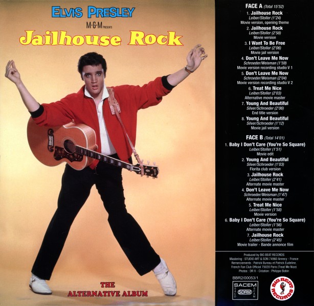 LP CD Jailhouse Rock  The Alternative Album Pack Collector  Big Beat Records BBR 2-00053-1