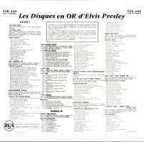 LP Le disque d'or d'Elvis Presley