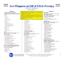 LP Le disque d'or d'Elvis Presley