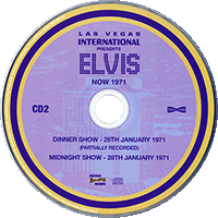 CD Las Vegas International Presents Elvis Now 1971 MRS MRS10001071