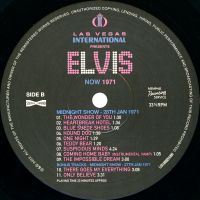 LP Las Vegas International Presents Elvis Now 1971 MRS MRV 400001071