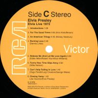 LP Elvis Live 1972 RCA Legacy 196587 26061