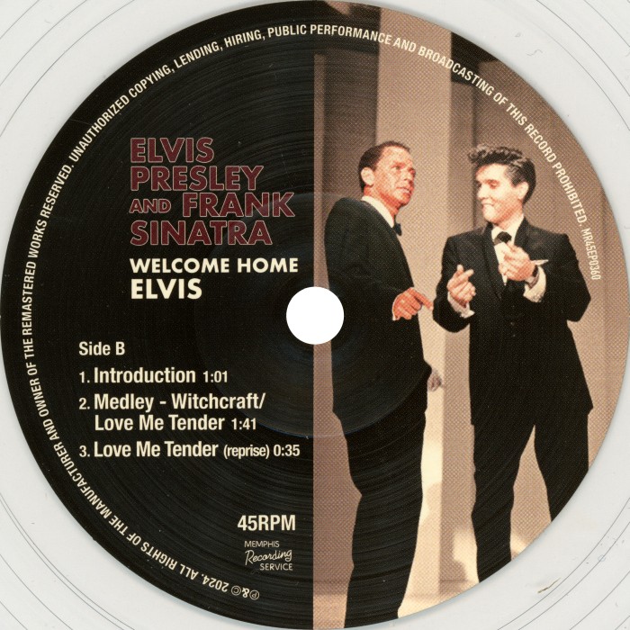 CD EP Welcome Home Elvis MRS MR45RP0360