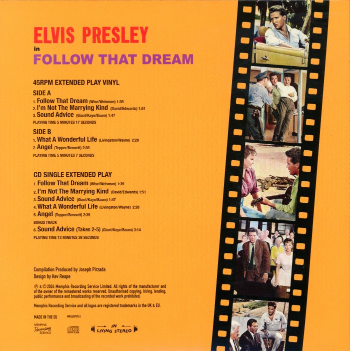 CD EP Follow That Dream MRS MR45EP0761