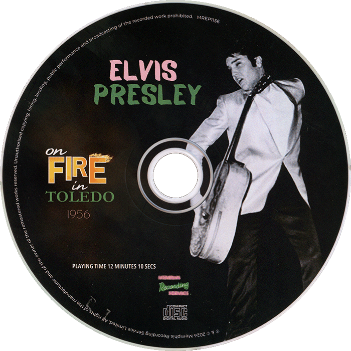 CD EP On Fire In Toledo 1956 MRS MR45EP1156