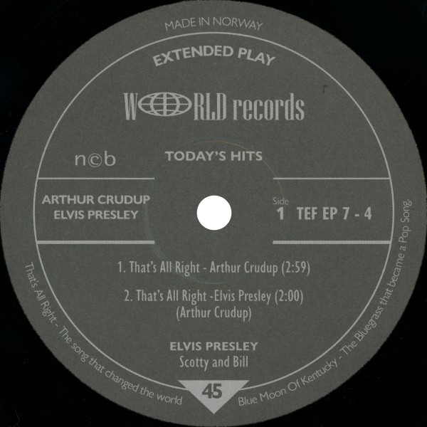 LP-EP Box That's All Right The Song That Changed The World World Records 9788293678182
