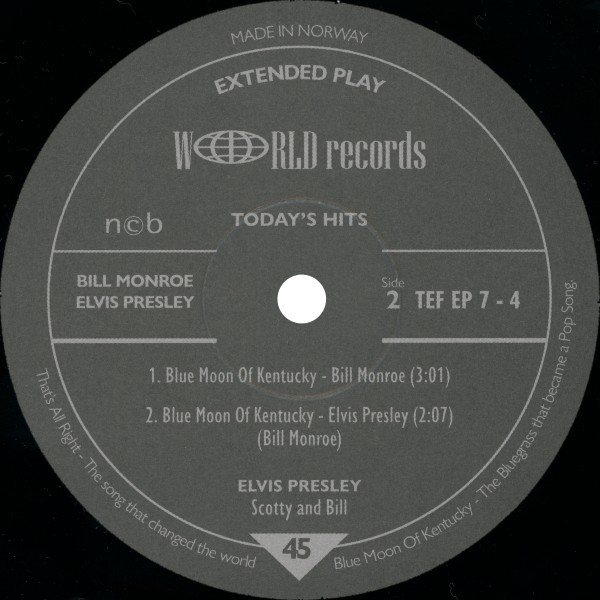 LP-EP Box That's All Right The Song That Changed The World World Records 9788293678182