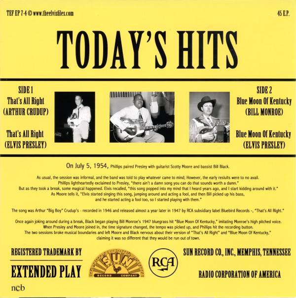 LP-EP Box That's All Right The Song That Changed The World World Records 9788293678182