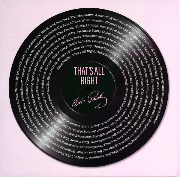 Maxi 45 RPM That's All Right RCA Legacy 19658891371 